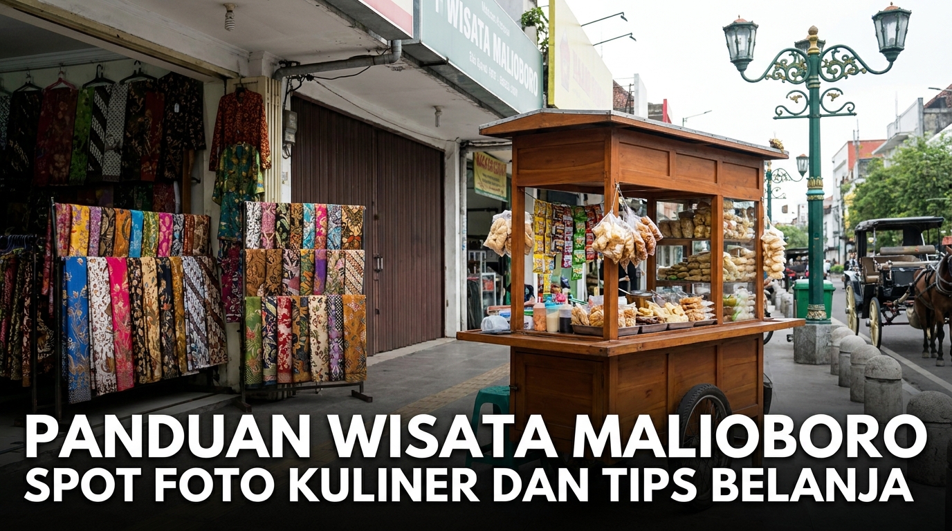 Panduan Wisata Malioboro Spot Foto Kuliner dan Tips Belanja