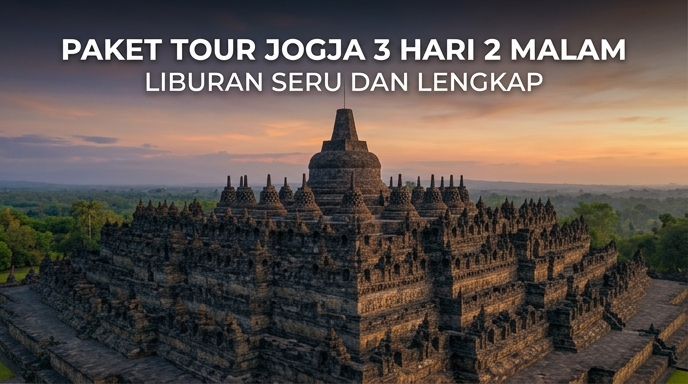 Paket Tour Jogja 3 Hari 2 Malam Liburan Seru dan Lengkap