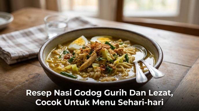 Resep Nasi Godog Gurih Dan Lezat, Cocok Untuk Menu Sehari-hari